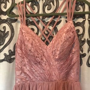 Blush Pink Bridesmaid dress